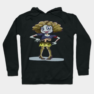 Female zombie Hoodie